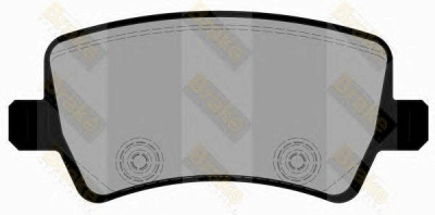 BRAKE ENGINEERING pa1784 -  Комплект тормозных колодок, дисковый тормоз